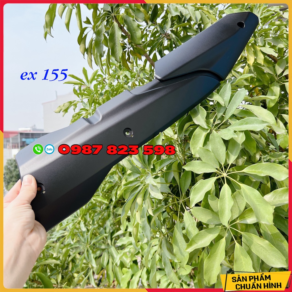 Ốp Pô Exciter 155 , Exciter 150 Đen Nhám Full - Ốp Pô Ex 155 / 150 Đen Nhám Huyền Thoại
