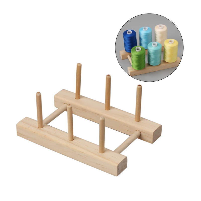 ✿ Giá Để 6 Cuộn Chỉ Thêu Tiện Lợi