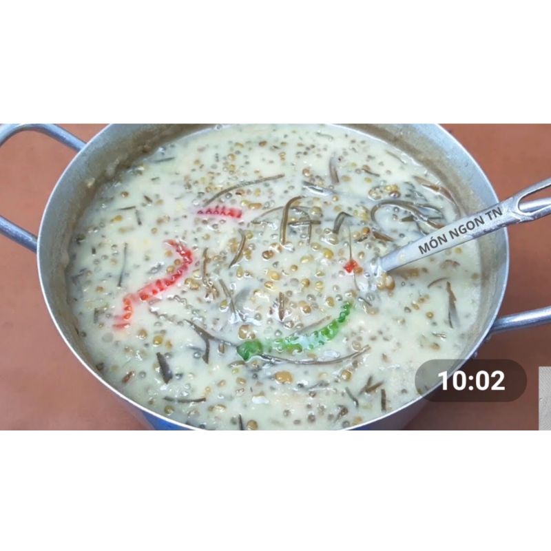 Sét nấu chè lạnh nguyên liệu đầy đủ