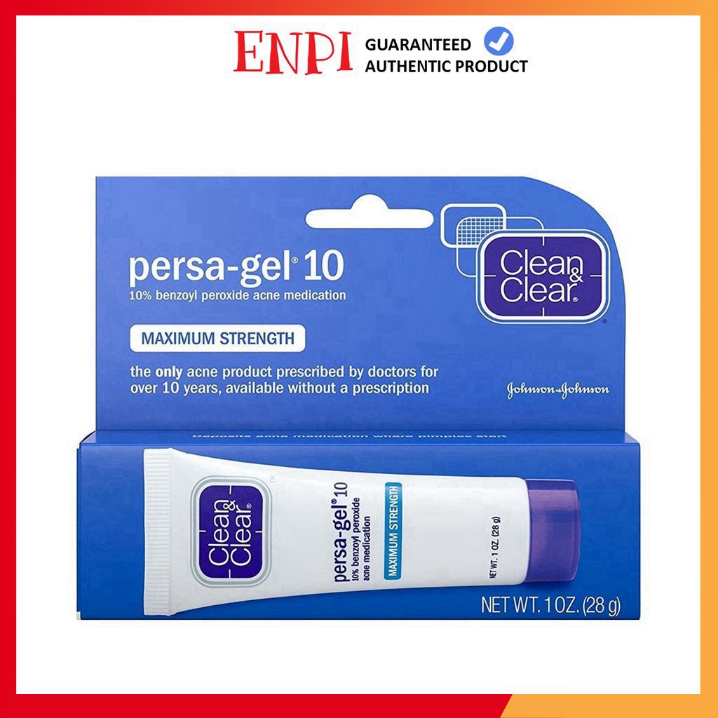 chính hãng Chấm mụn Clean & Clear Persa-Gel 10 Maximum Strength