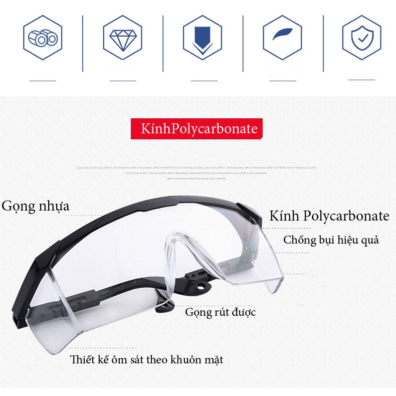 Sỉ 12 kính bảo hộ lao động bảo vệ mắt ,kính bảo hộ thời trang ,chống bụi ,chống tia UV