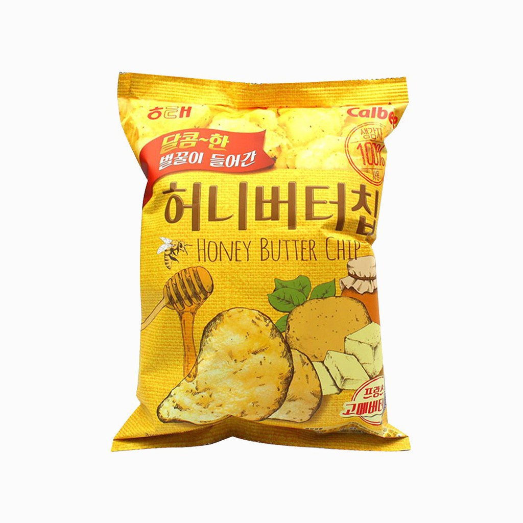 Snack khoai tây bơ mật ong honey butter chip Hàn Quốc