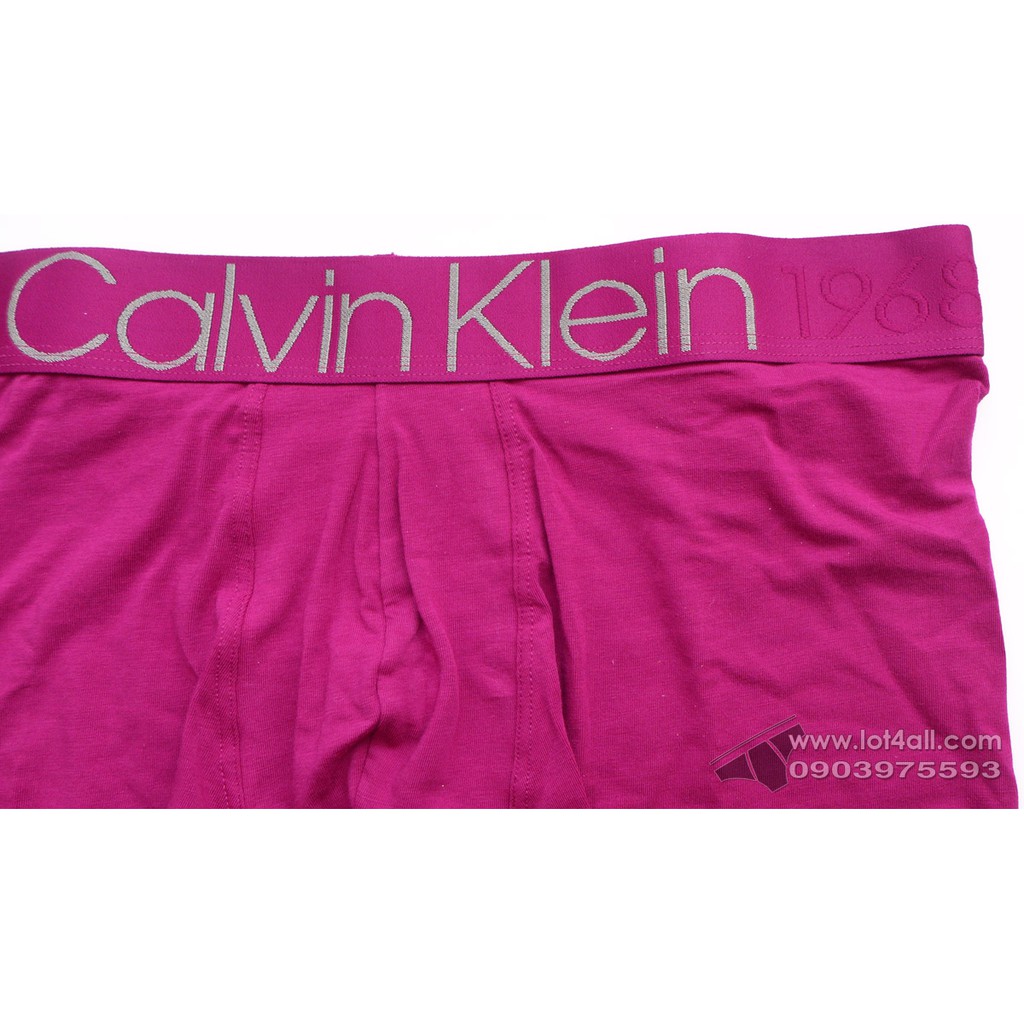 [CHÍNH HÃNG] Quần lót nam Calvin Klein NB1565 Evolution Cotton Trunk Magenta