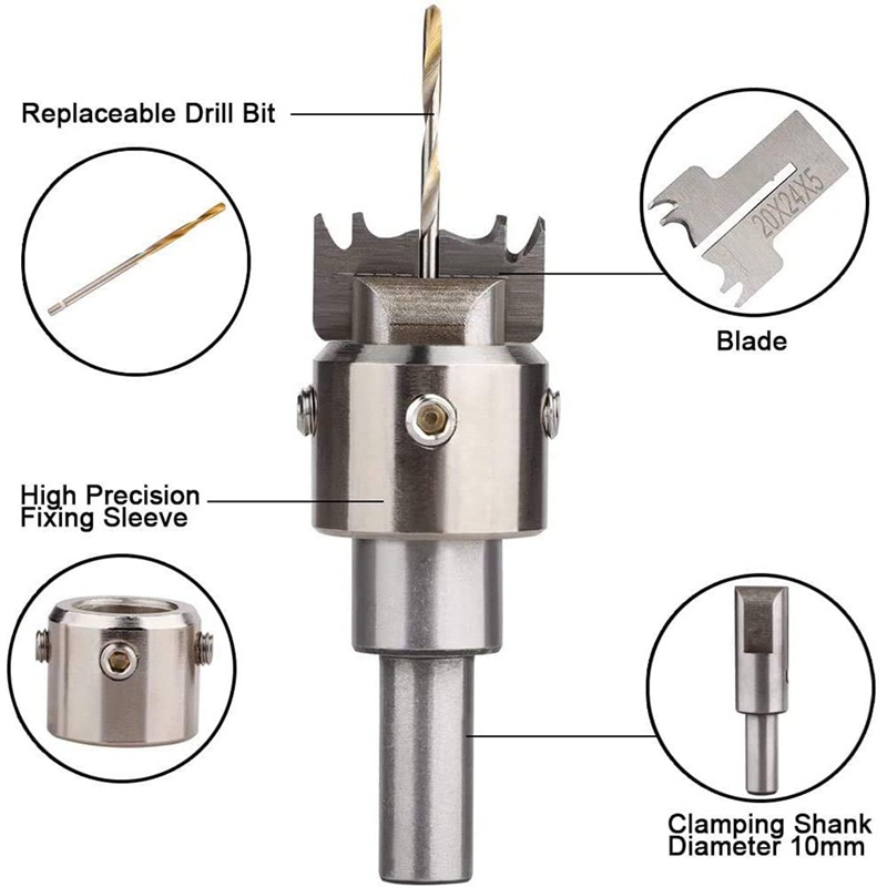 Bộ 30 Mũi Khoan Vòng Gỗ 16-21Mm
