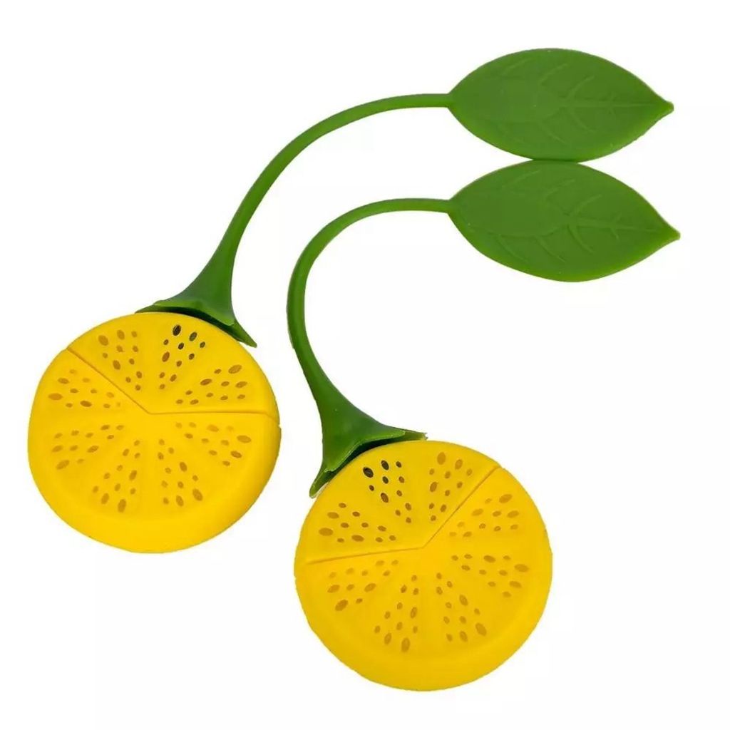 Augustina 1 Dụng Cụ Lọc Trà Hình Quả Chanh Bằng Silicone