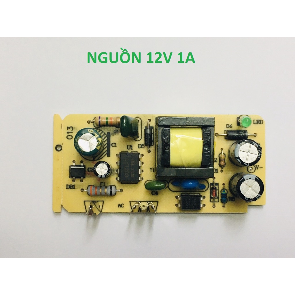 Nguồn không vỏ 12V 3A, 12V 2A, 12V 1A, 12V 0.5A dùng cho Led, Camera