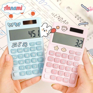 Annami Mini Calculator Cute Portable Calculator Desktop Calculators Solar Battery School Stationery Office Supplies