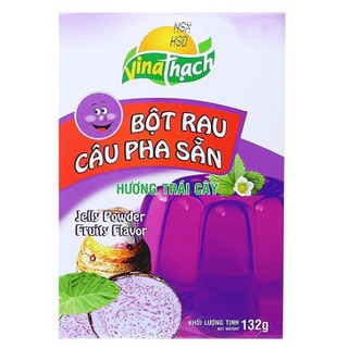 Bột Rau Câu Pha Sẵn Hương Khoai Môn Vina Thạch - Hộp 132g
