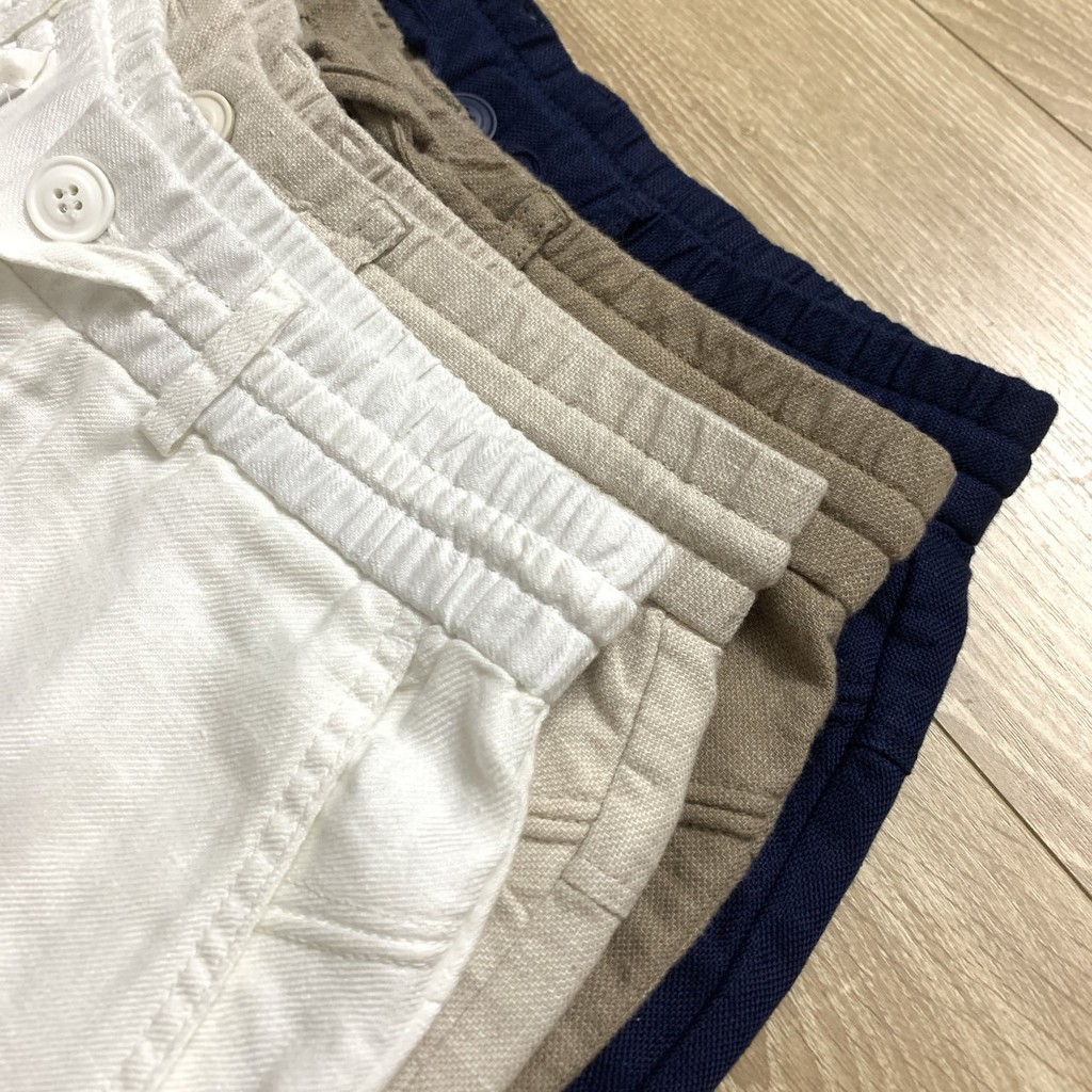 Quần đũi nam cạp chun short xanh đen M2