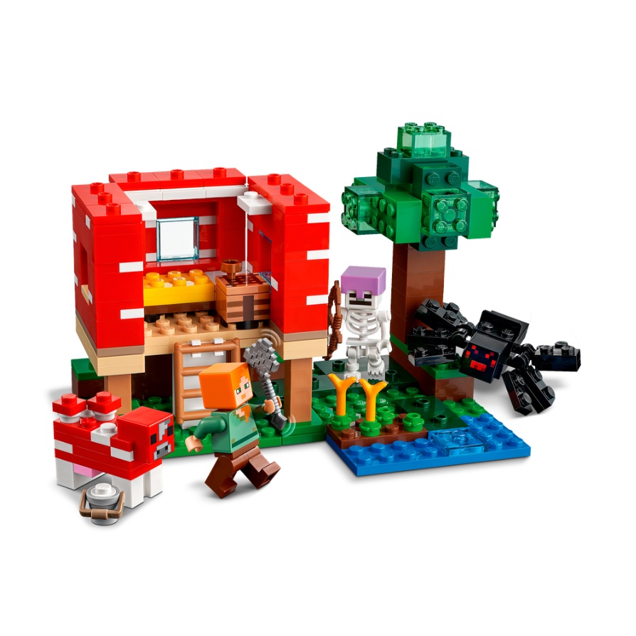 Lego HaHa - Lego Minecraft - Nhà Nấm - 21179
