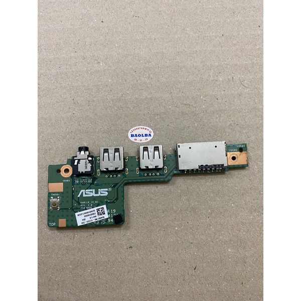 Board jack âm thanh va cổng usb laptop asus K401