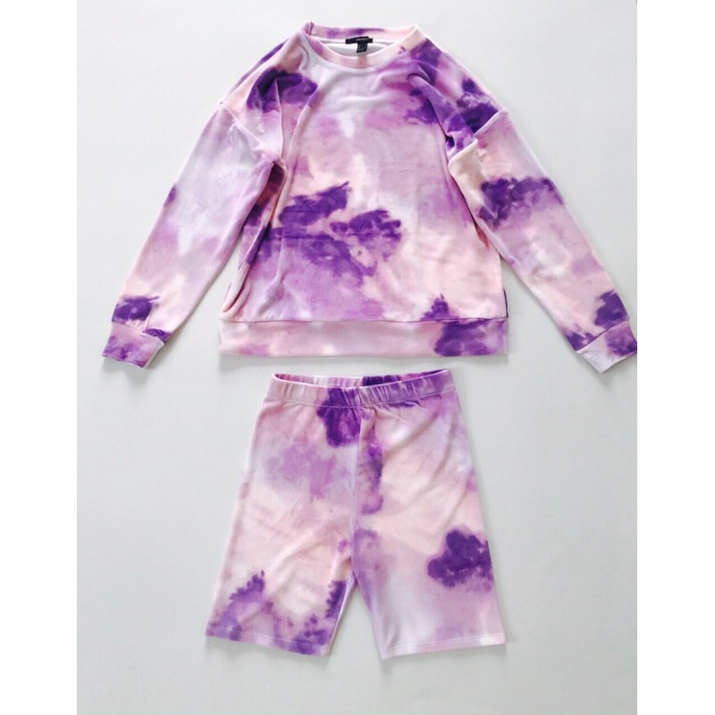 Set áo nỉ và quần biker F21 dư xịn | BigBuy360 - bigbuy360.vn