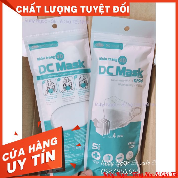[ HÀNG CHUẨN ] Combo 50 Chiếc Khẩu Trang 4D Mask KF94 Kháng Khuẩn Công Nghệ Hàn | BigBuy360 - bigbuy360.vn