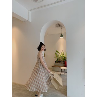 Váy yếm kẻ 7409 VB06 1994closet