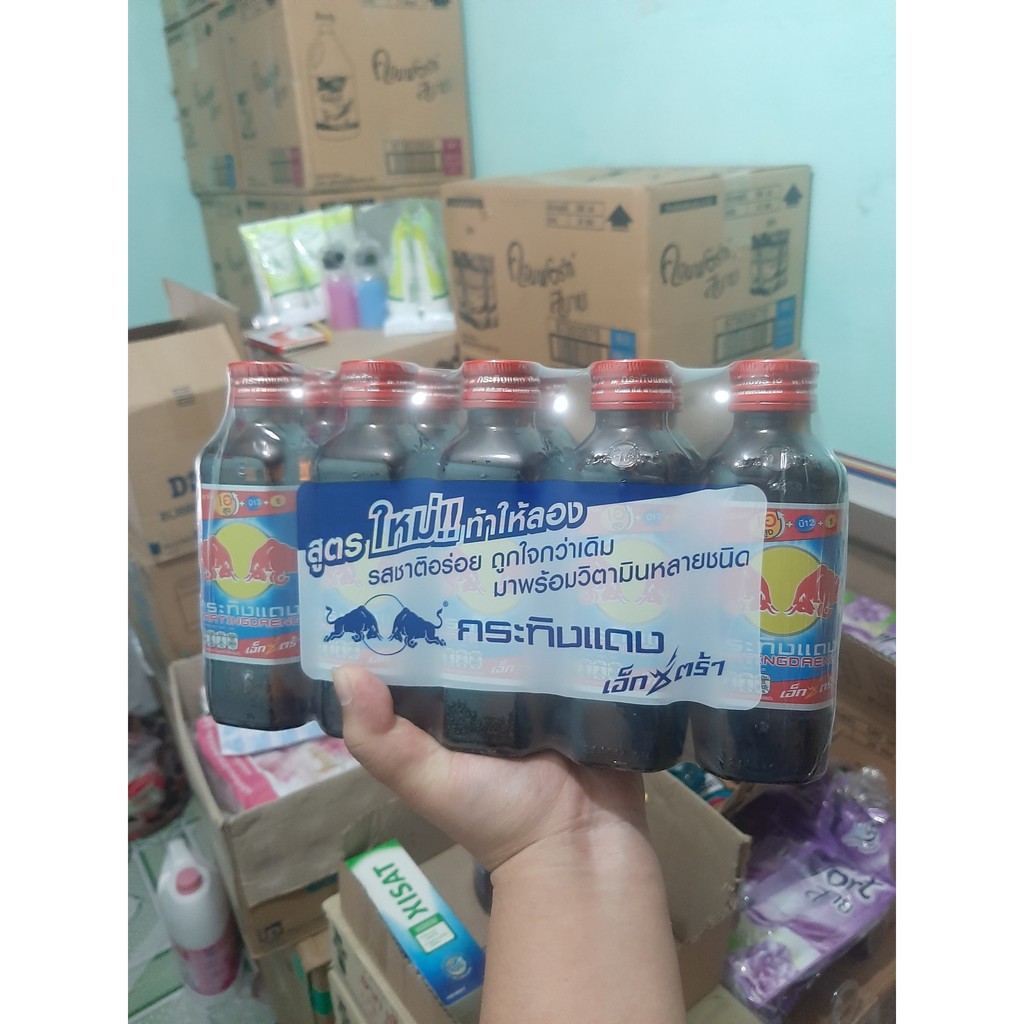  Redbull Thái chai thủy Tinh 150ml - Bò Húc Thái