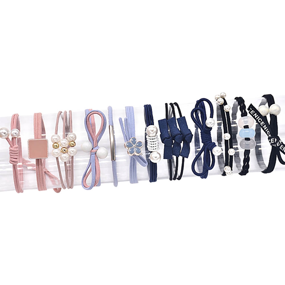 Set 12 Dây Thun Cột Tóc Đơn Giản Đáng Yêu