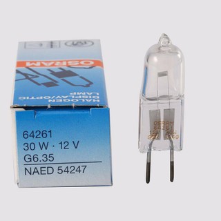 (SALE) Bóng Halogen Osram 64261 30W 12V đui cắm G6.35