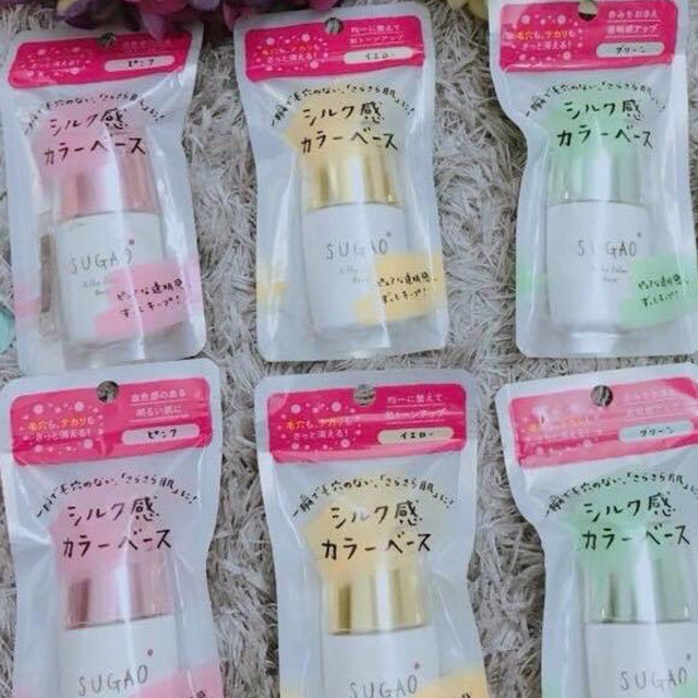 [ GIÁ SỐC] Kem Trang Điểm CC Cream Sugao Silky Color Base - Nhật Bản