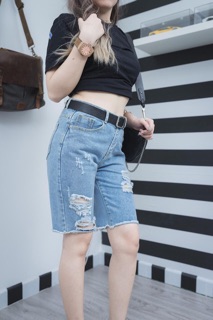 ��Jeans Ngố Nữ Rách Nhiều 3