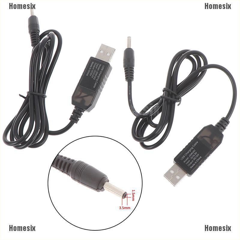 Dây Cáp Tăng Áp Usb 5v Lên Tới 9v 12v 3.5x1.35mm