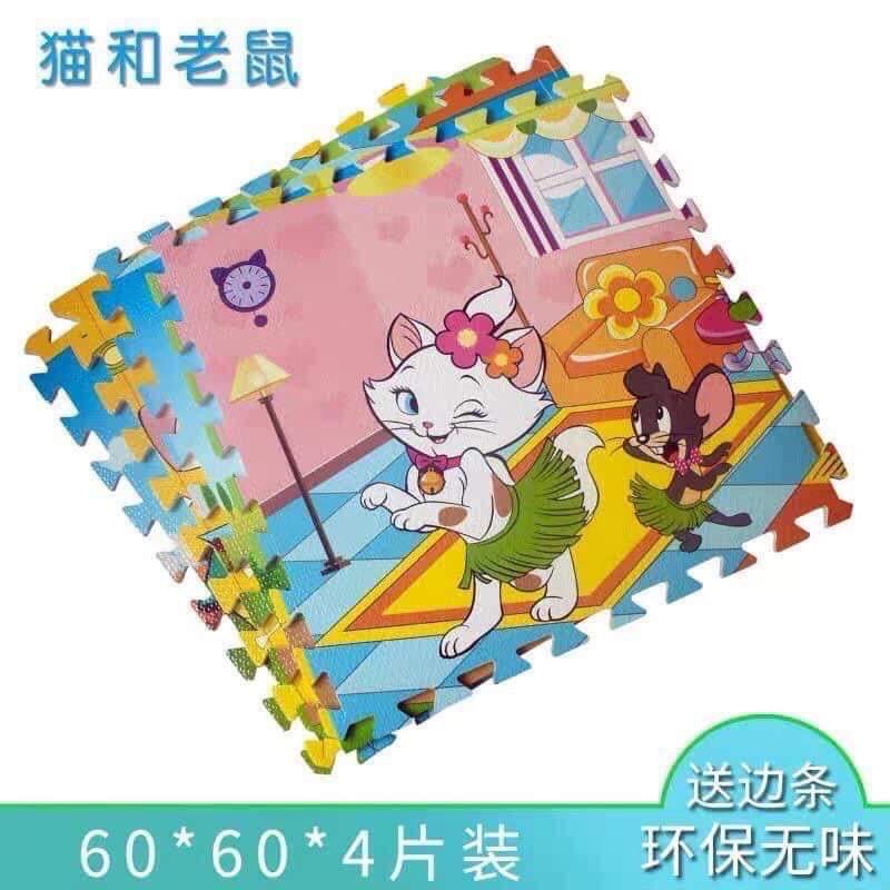 Thảm xốp ghép sàn hoạt hình