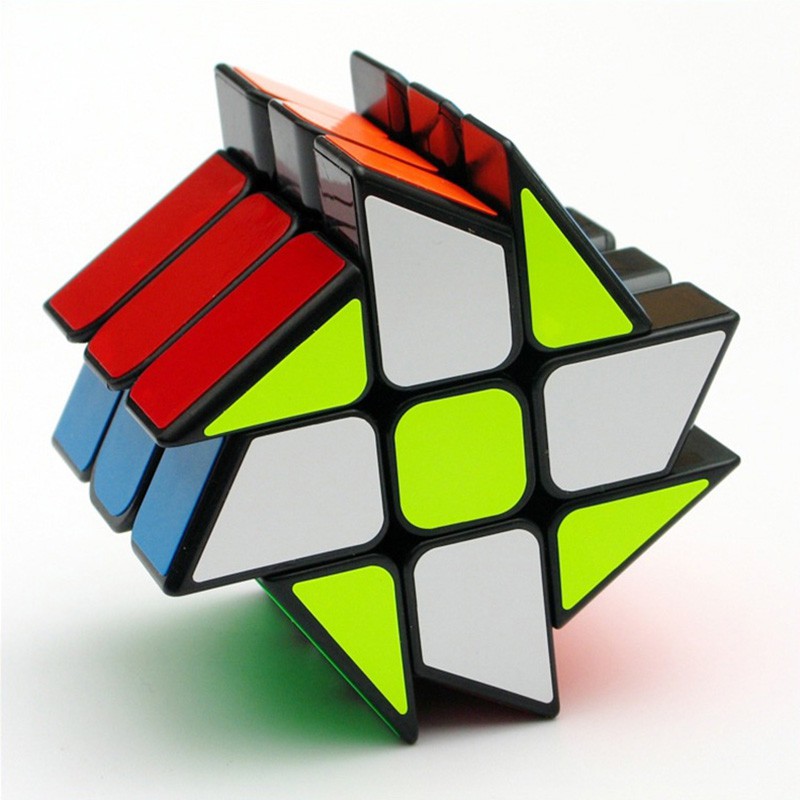 Đồ chơi Rubik Windmill YJ Sticker - Rubik Biến Thể (Rubik Fisher) Giúp Phát Triển Trí Não