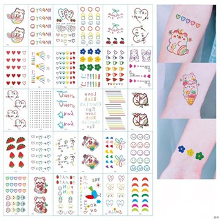 ๑ (Hàng Mới Về) Set 30 Hình Xăm Dán Tạm Thời Chống Nước Nhiều Kiểu Đẹp Mắt
