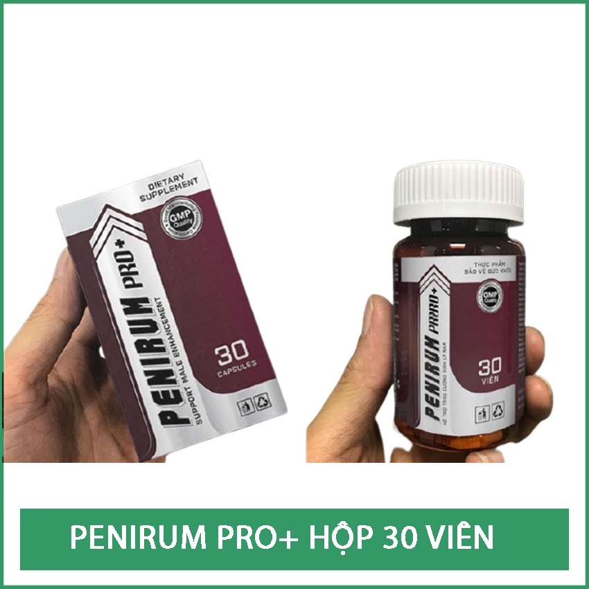Viên Uống Penirum Pro+ - Giúp Tăng Cường Sức Khỏe Sinh Lý Nam Bổ Thận Tráng Dương Hộp 30 Viên - Cobo Pharmacy