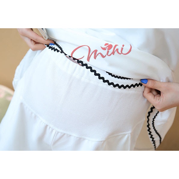 Bộ bầu lửng, đùi tay cộc chất mềm mát  - Đồ quần áo ngủ mặc nhà thời trang đẹp cao cấp cho mẹ bầu mùa hè giá rẻ Bigsize