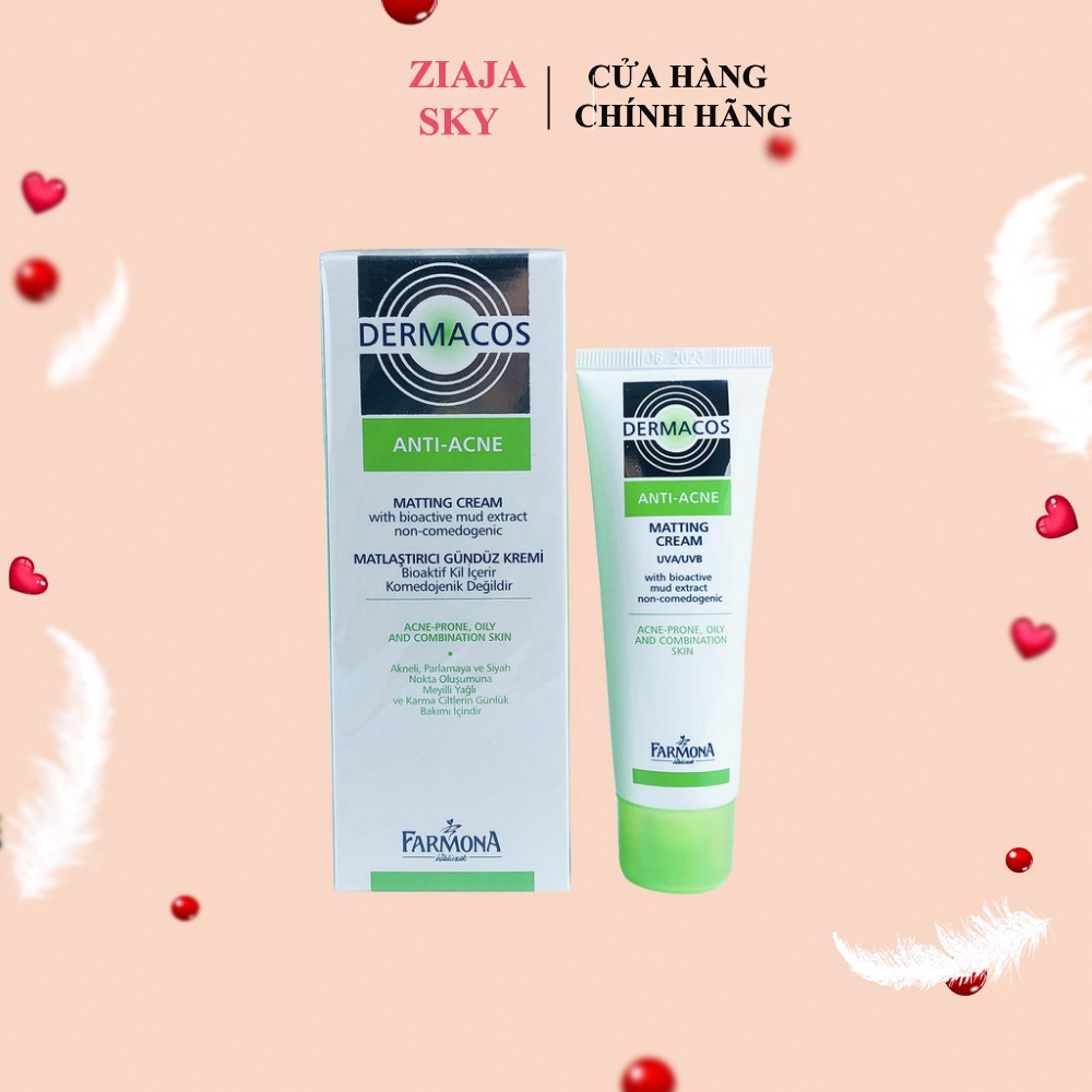 Kem Ngừa Mụn Giảm Bóng Nhờn 50ml - DERMACOS FARMONA | BigBuy360 - bigbuy360.vn