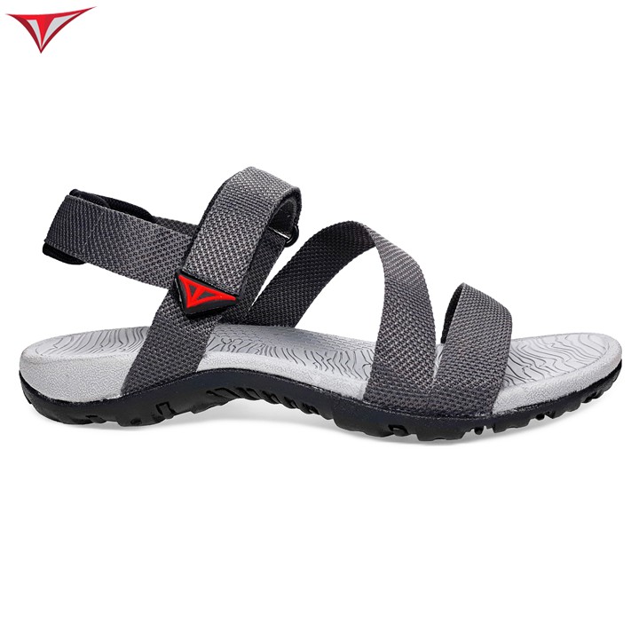 [Fullbox] Giày Sandal Nam Việt Thủy Quai Chéo Nam Ghi Xám - VT06