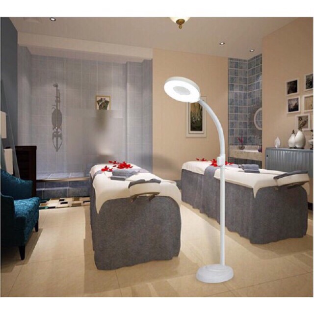 Đèn led spa chân nặng có chỉnh ánh sáng