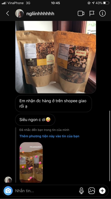 NGŨ CỐC GRANOLA DINH DƯỠNG (500g) MIX CÁC LOẠI HẠT | BigBuy360 - bigbuy360.vn