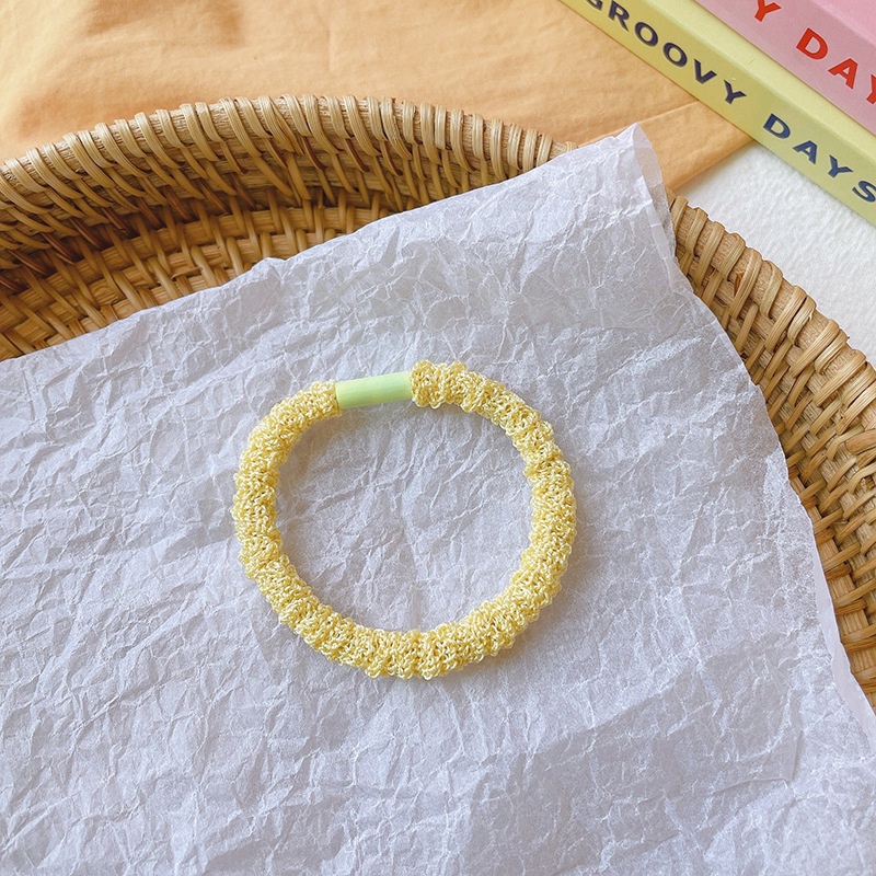 Dây Buộc Tóc Cao Su Cỡ Nhỏ Phong Cách Hàn Quốc Đơn Giản Thời Trang