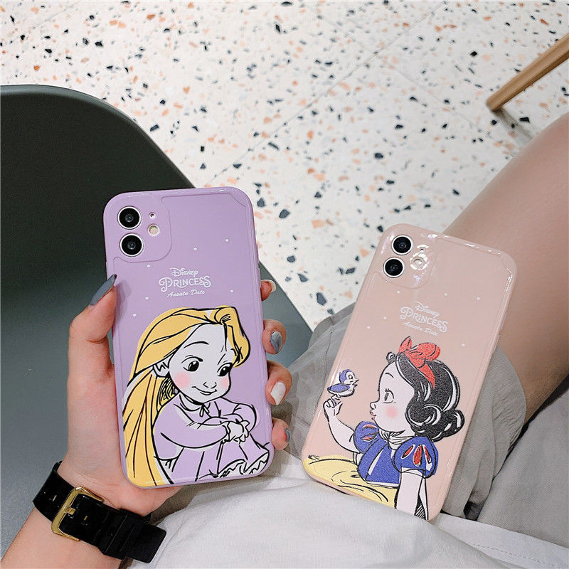 Ốp Lưng In Hình Công Chúa Disney Cho Iphone 7 / 8 + / X / X S / Xr / Xsmax / 11 / 12mini 12 Pro Max