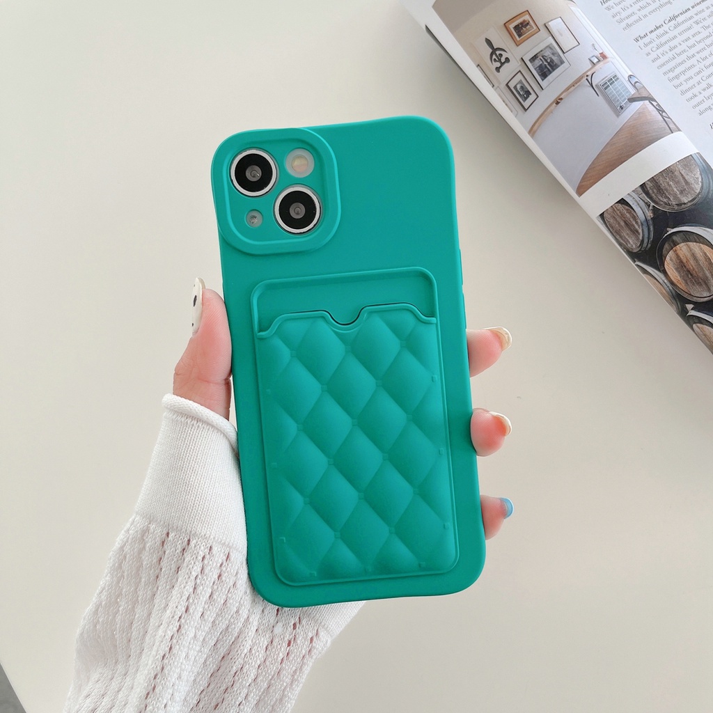 Ốp Điện Thoại Mềm Dạng Túi Đựng Thẻ Đẹp Mắt Cho Iphone 13 pro max 12 pro max 11 pro max xs max xr x 7plus