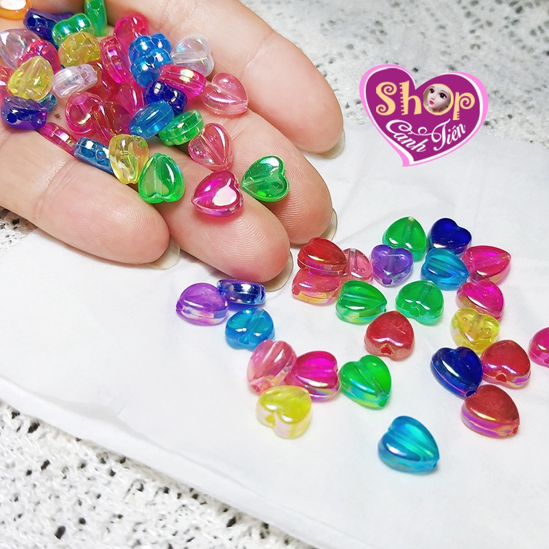 Gói 20gr Hạt Trái tim Làm Thủ công rất xinh