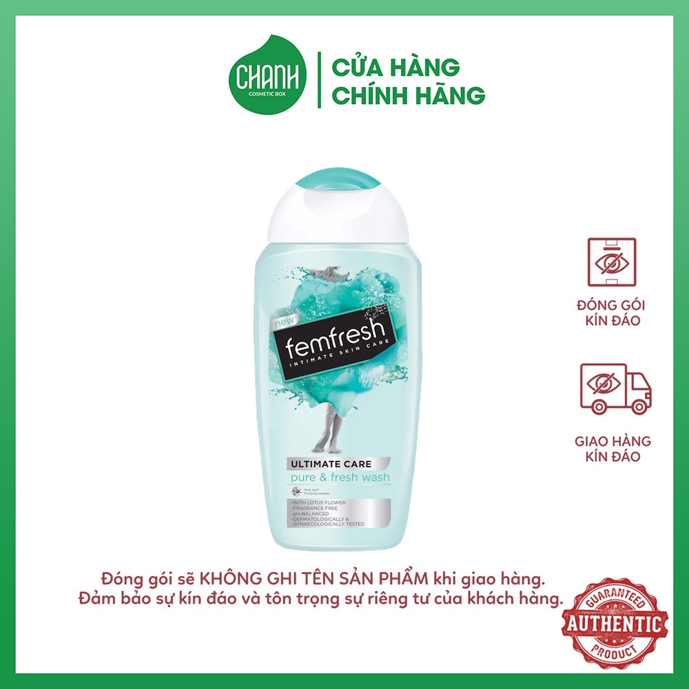 Dung dịch vệ sinh Femfresh Pure &amp; Fresh Gel Wash 250ml