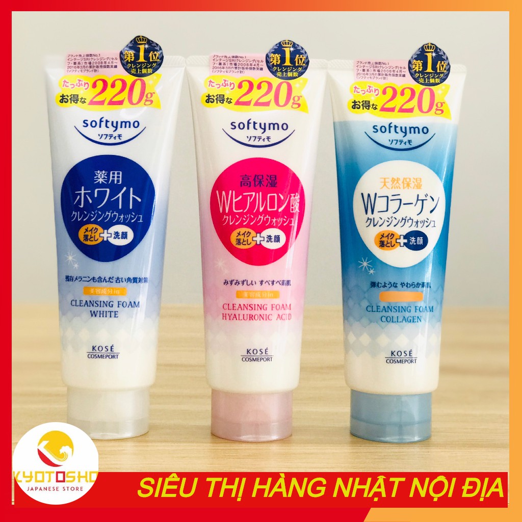 Sữa rửa mặt Kose Softymo nội địa Nhật Bản