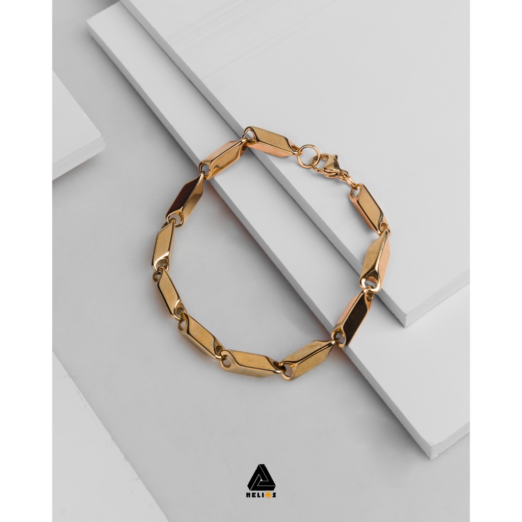 Vòng tay kim loại Helios Mắt Xích