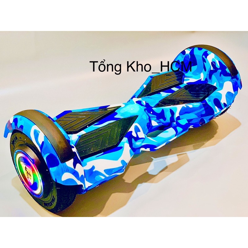 Xe Điện Cân Bằng 8 inch- Hai Bánh Lớn-  Đồ Chơi Trẻ Em- Phát nhạc Bluetooth- Có Đèn Led