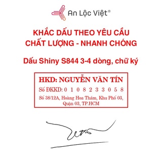 Khắc dấu hm chữ ký theo yêu cầu shiny s844