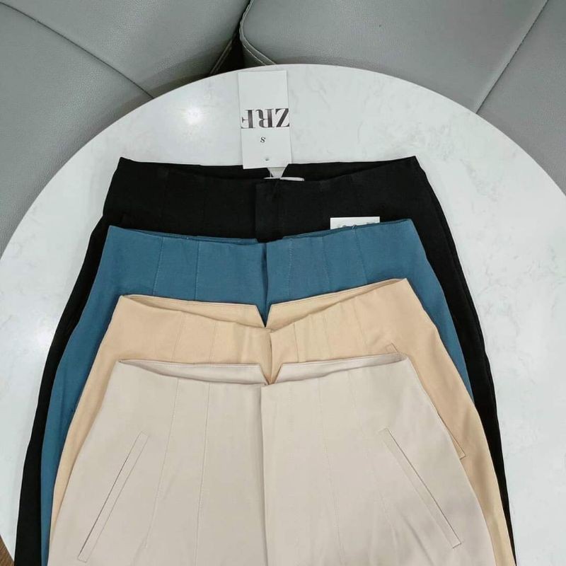 quần zara trắng