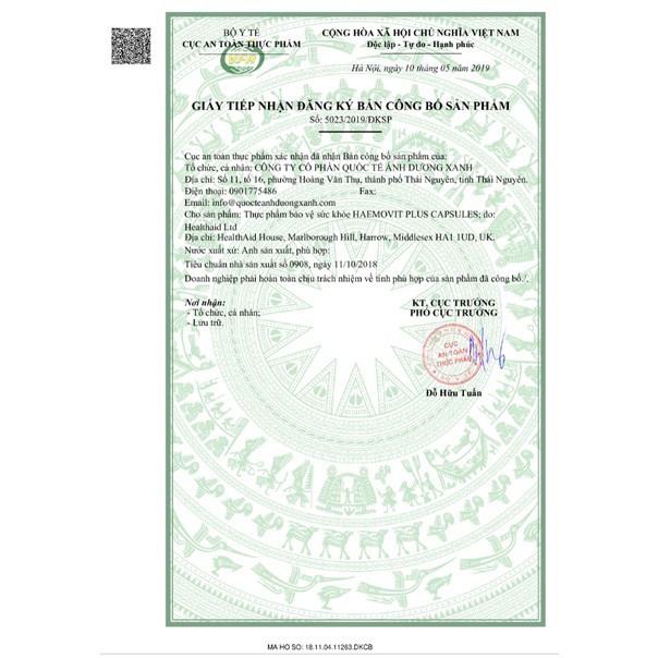 Viên Sắt Haemovit Plus-Hộp 30 Viên Dành Cho Người Thiếu Sắt Và Bổ Máu