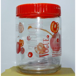 Hủ thủy tinh bông, 1200ml, nắp nhựa