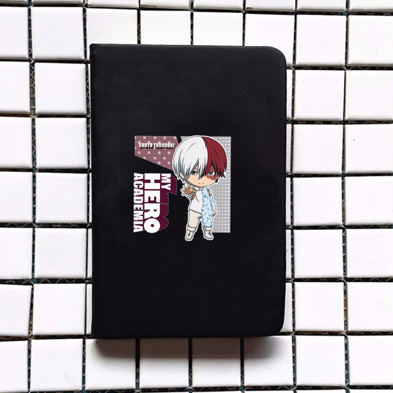 Sổ da cầm tay A6 in hình BOKU NO HERO ACADEMIA Học Viện Anh Hùng anime chibi