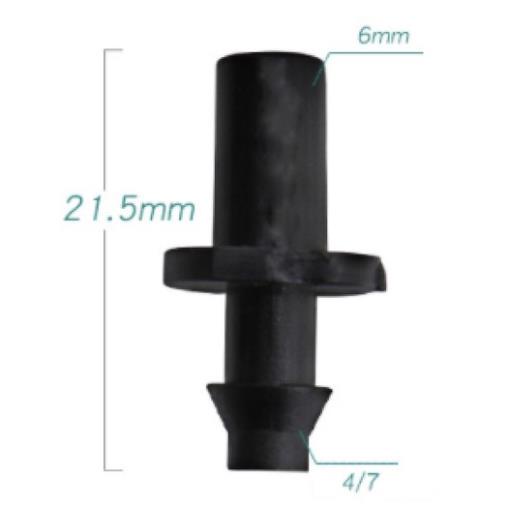 5 đầu nối đơn/đôi ống 4/7 tưới nhỏ giọt NHỰA TỐT