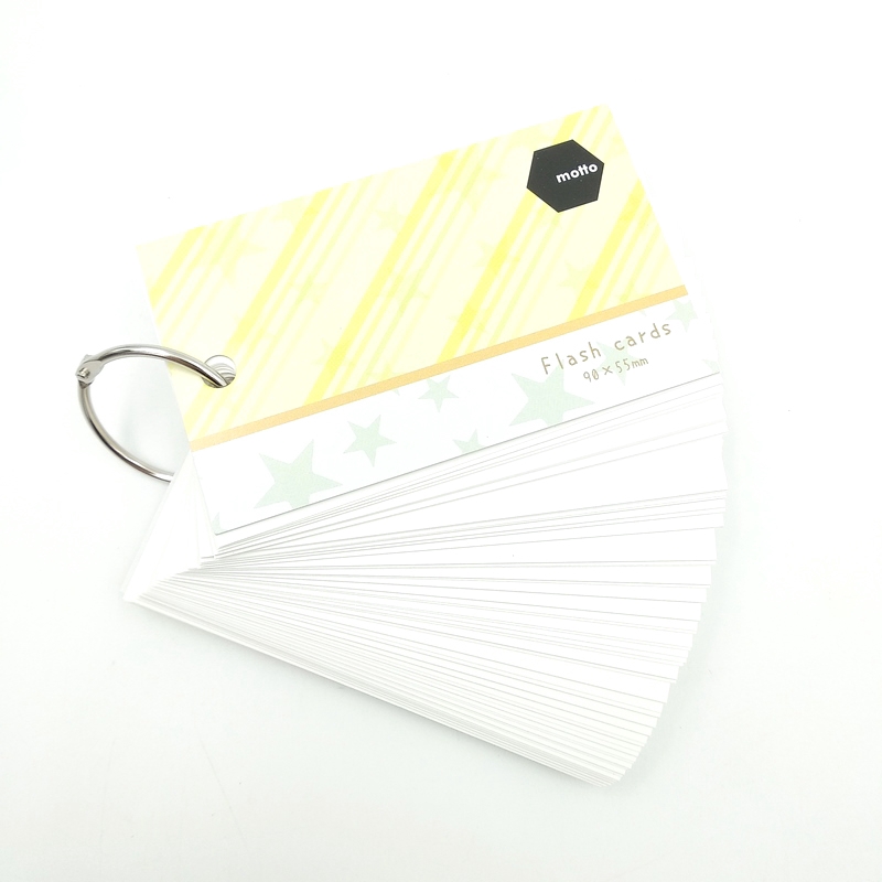 Giấy Note Flash Cards Motto 90x55mm CYFC90-YE - Motto