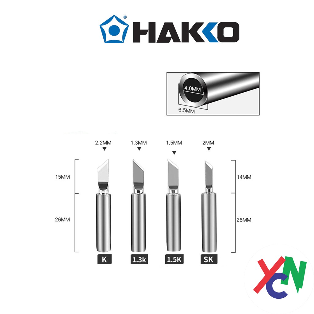 Đầu mũi hàn Hakko 900M cao cấp dùng cho trạm hàn 936, 936A...