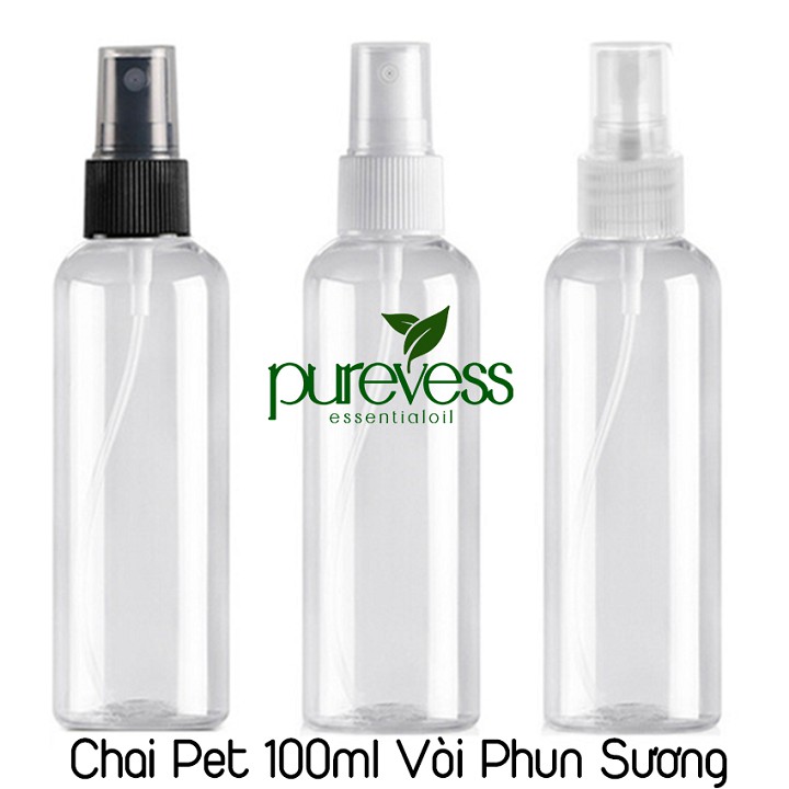 Chai xịt phun sương nhỏ gọn tiện lợi dễ bỏ túi hoặc giỏ xách 100ml PUREVESS